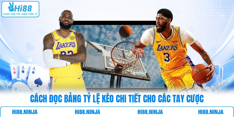 Cách đọc bảng tỷ lệ kèo chi tiết cho các tay cược