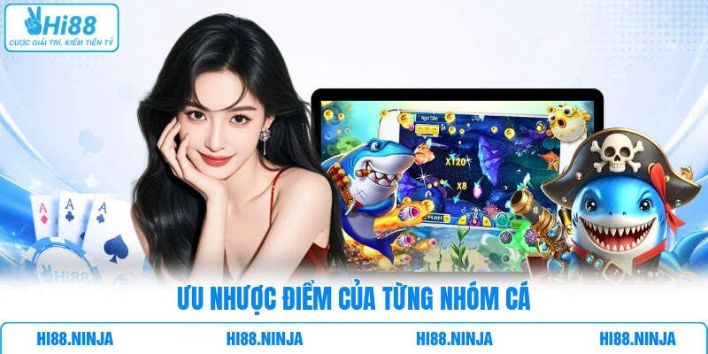 Ưu nhược điểm của từng nhóm cá